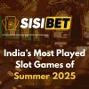 India’s Most Played Slot Games of Summer 2025