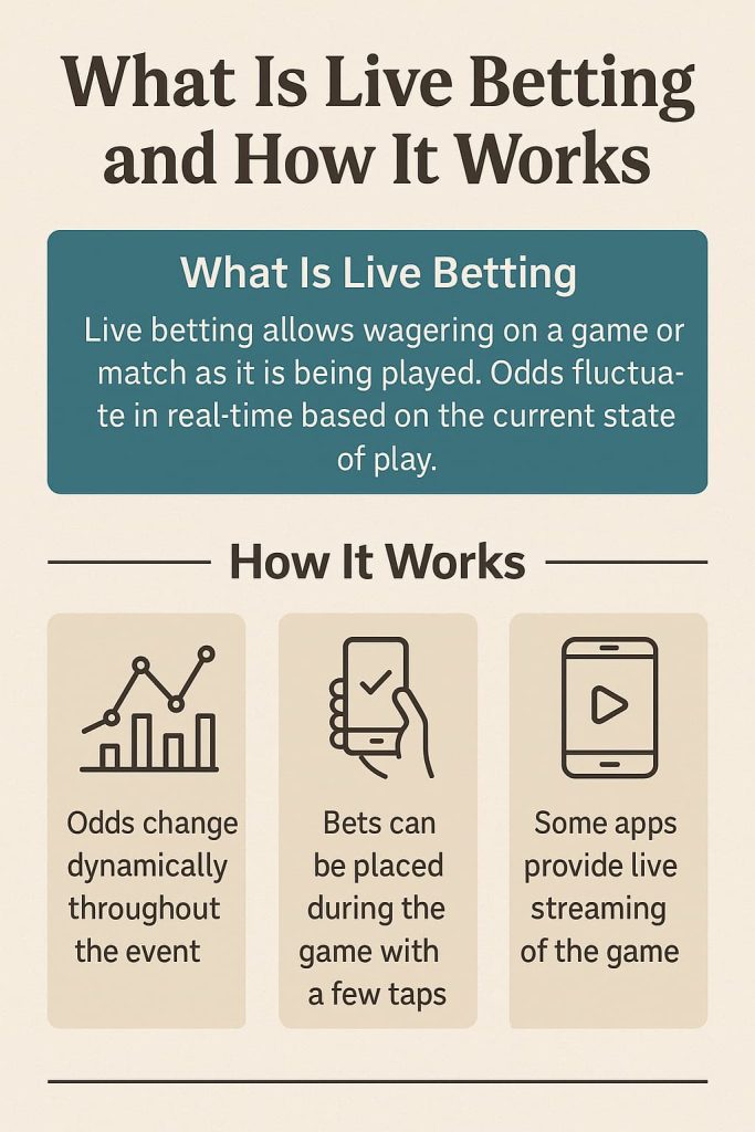 How Live Betting Works
